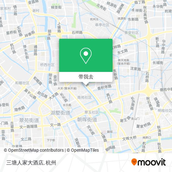 三塘人家大酒店地图