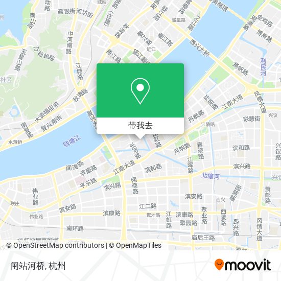 闸站河桥地图