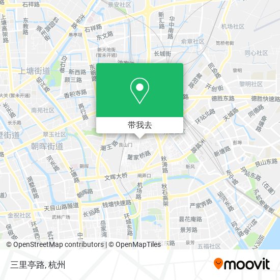 三里亭路地图