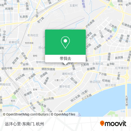 远洋心里-东南门地图