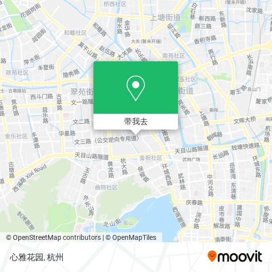 心雅花园地图