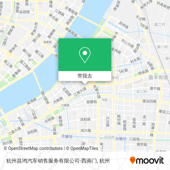 杭州昌鸿汽车销售服务有限公司-西南门地图