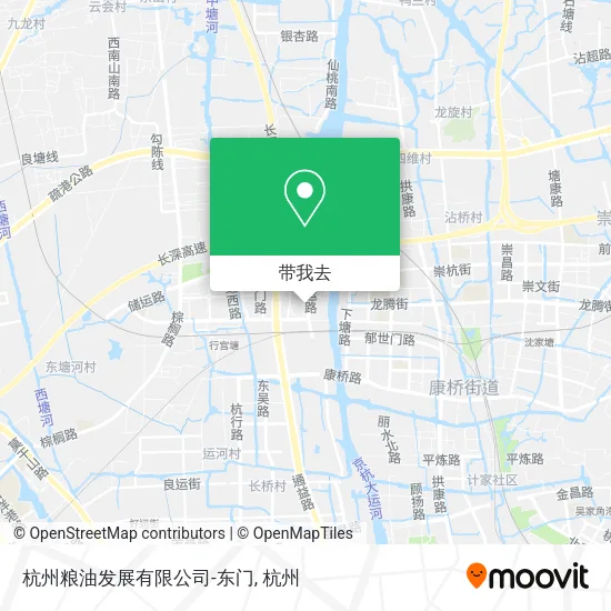 杭州粮油发展有限公司-东门地图
