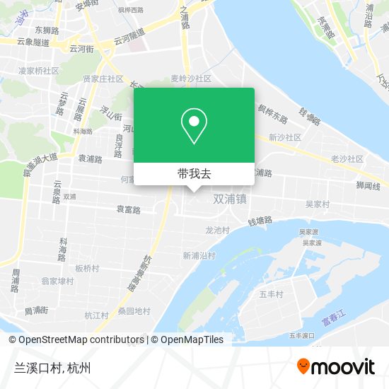 兰溪口村地图