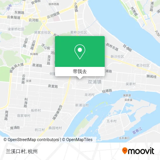 兰溪口村地图