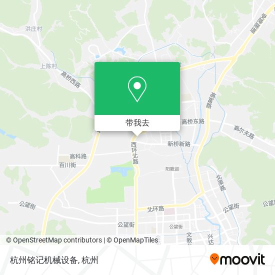 杭州铭记机械设备地图