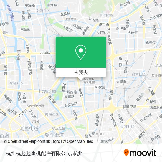 杭州杭起起重机配件有限公司地图