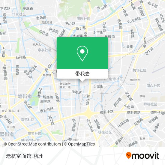 老杭富面馆地图