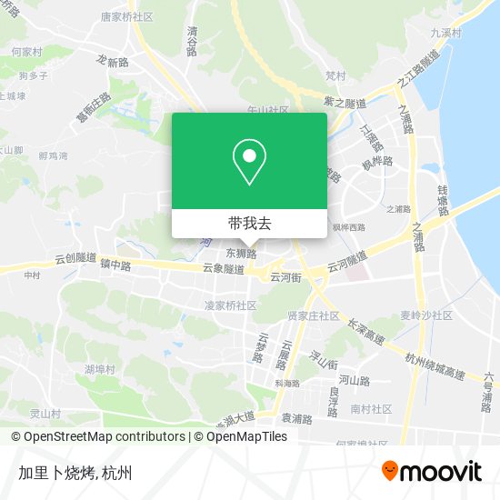加里卜烧烤地图
