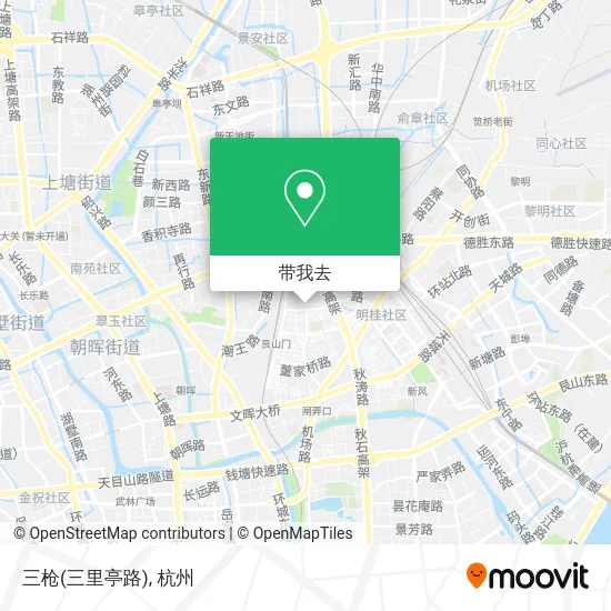 三枪(三里亭路)地图