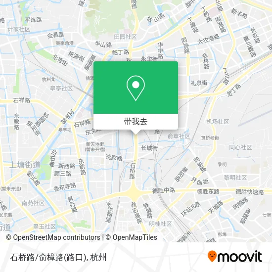 石桥路/俞樟路(路口)地图