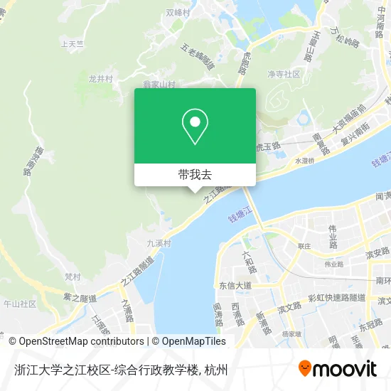 浙江大学之江校区-综合行政教学楼地图
