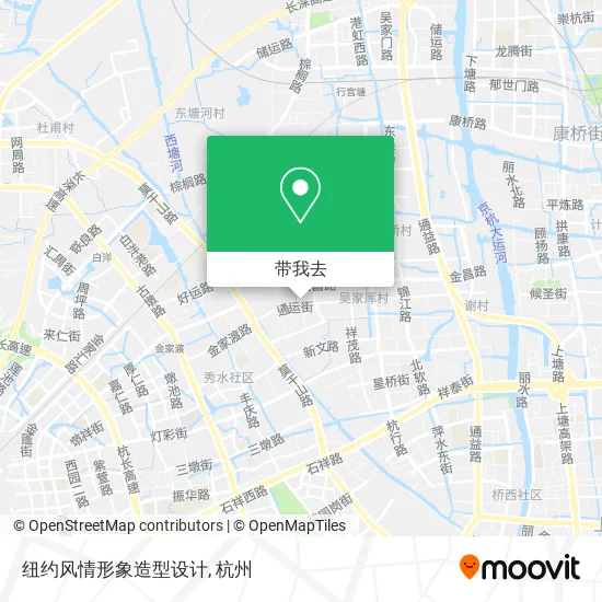 纽约风情形象造型设计地图