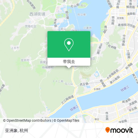 亚洲象地图