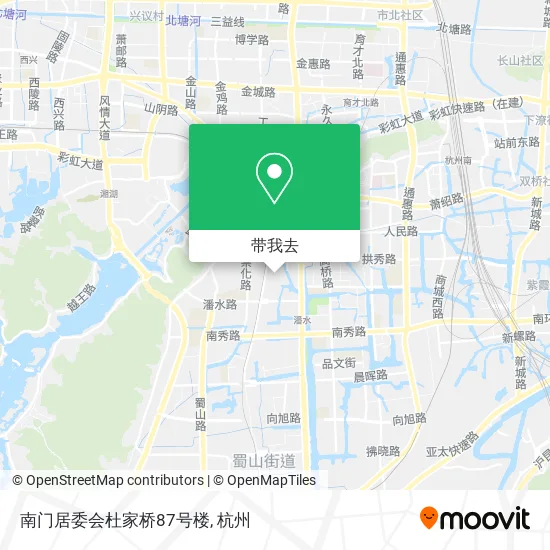 南门居委会杜家桥87号楼地图