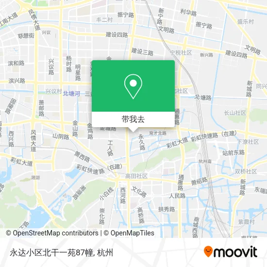 永达小区北干一苑87幢地图