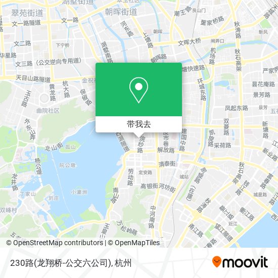 230路(龙翔桥-公交六公司)地图