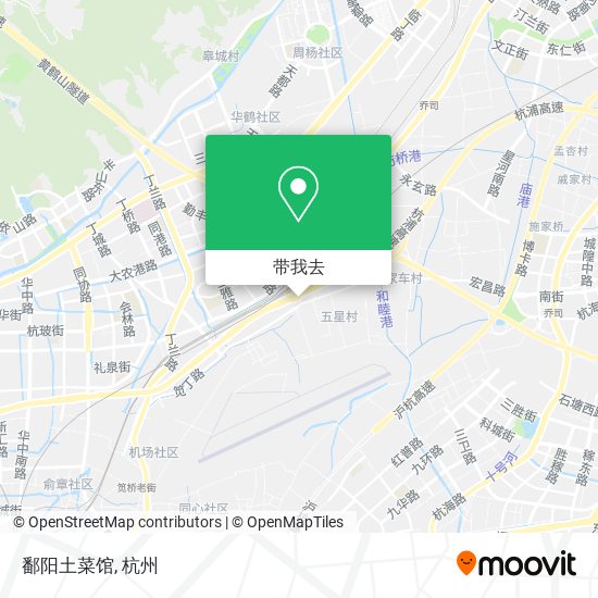 鄱阳土菜馆地图