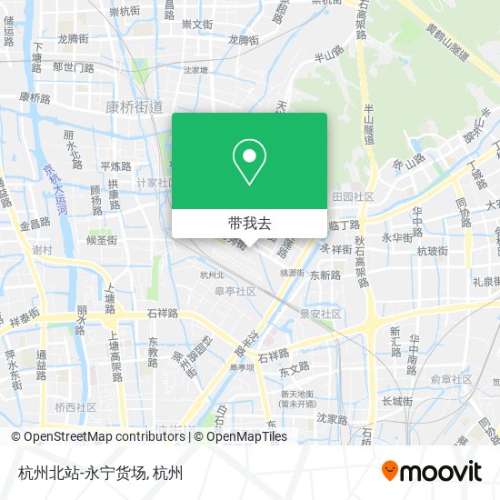 杭州北站-永宁货场地图
