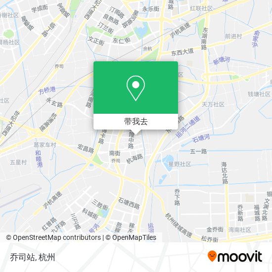 乔司站地图