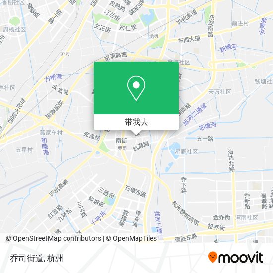 乔司街道地图