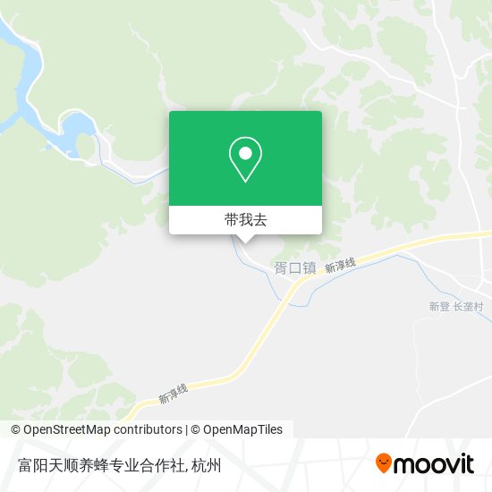 富阳天顺养蜂专业合作社地图