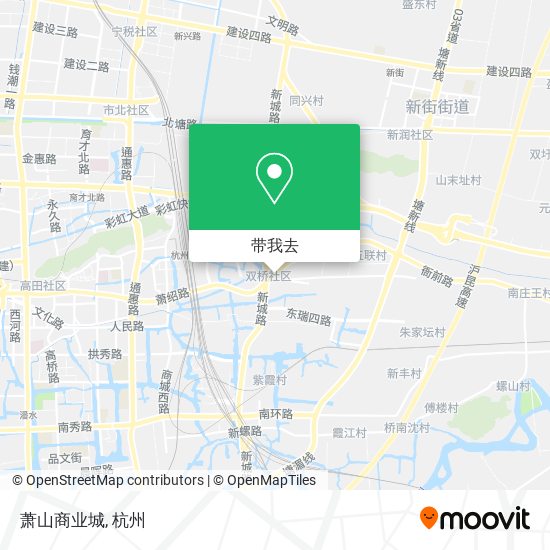 萧山商业城地图