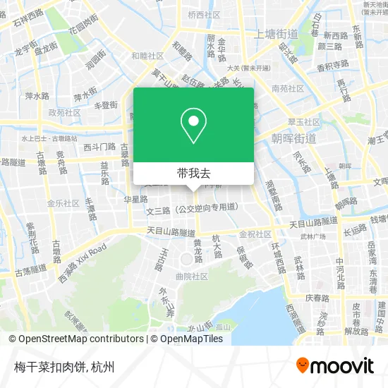 梅干菜扣肉饼地图