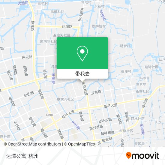 运潭公寓地图