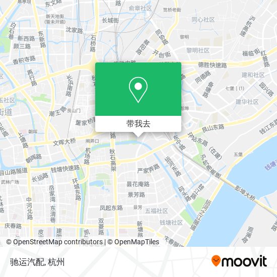 驰运汽配地图