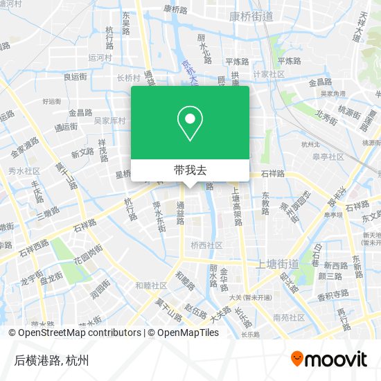 后横港路地图