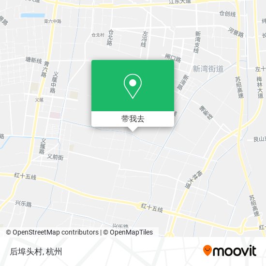 后埠头村地图