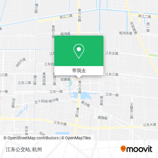 江东公交站地图