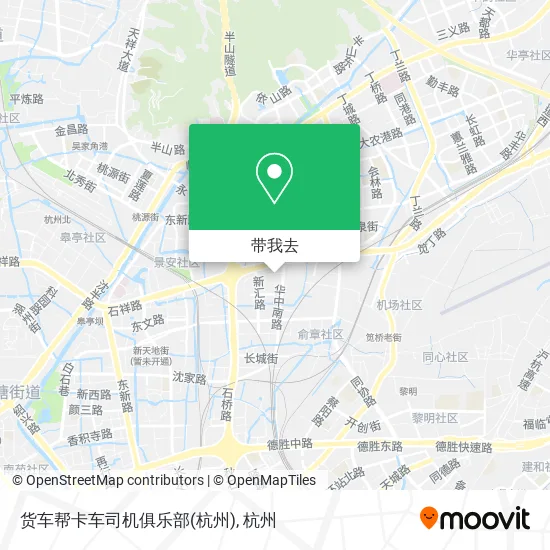 货车帮卡车司机俱乐部(杭州)地图