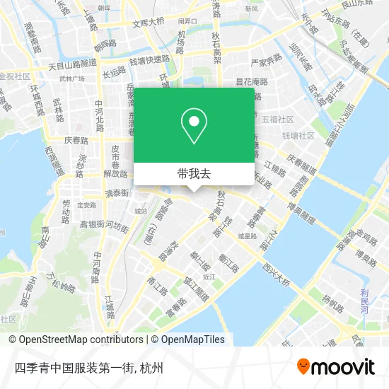 四季青中国服装第一街地图