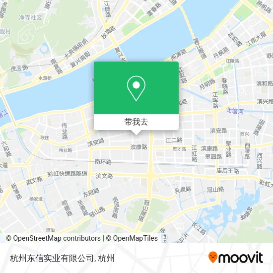 杭州东信实业有限公司地图