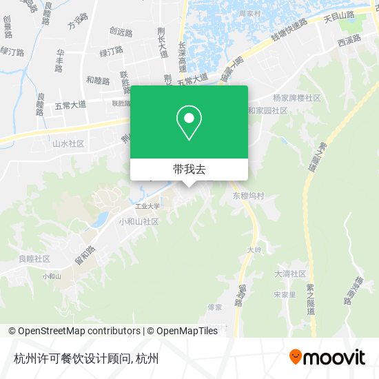 杭州许可餐饮设计顾问地图
