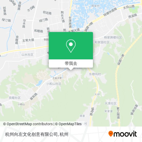 杭州向左文化创意有限公司地图