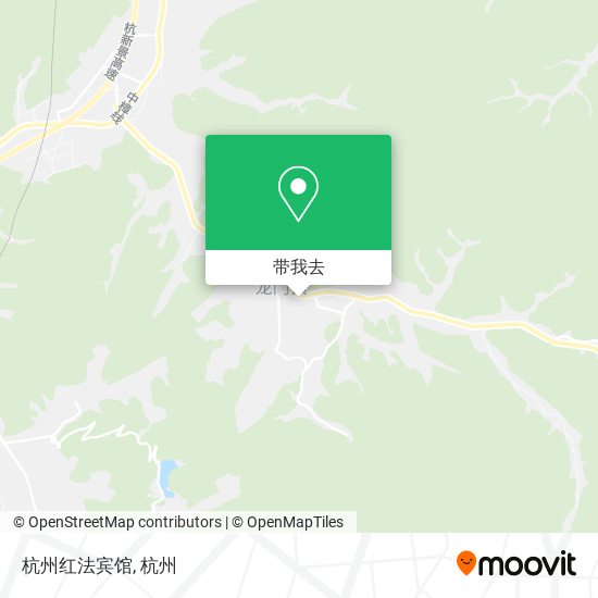 杭州红法宾馆地图