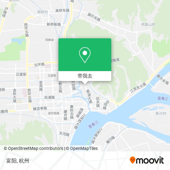 富阳地图
