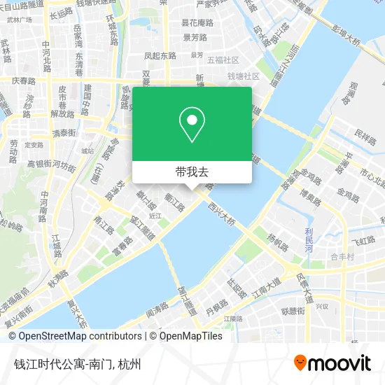 钱江时代公寓-南门地图