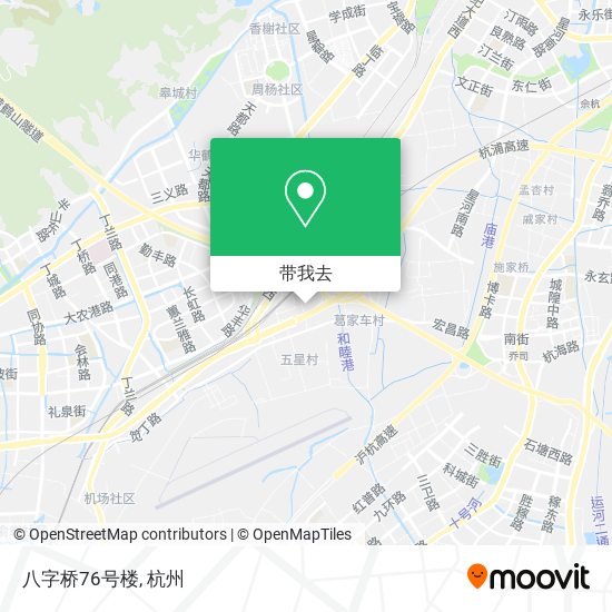八字桥76号楼地图