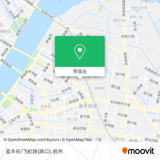 盈丰街/飞虹路(路口)地图