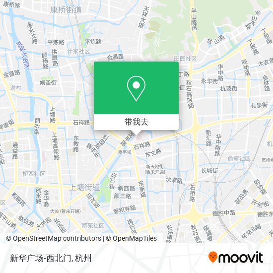 新华广场-西北门地图