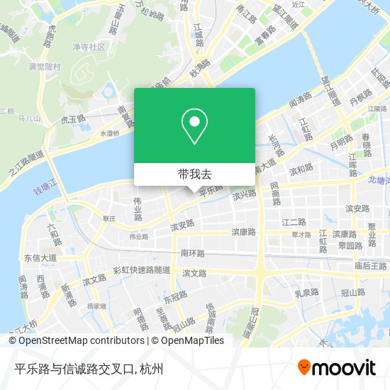 平乐路与信诚路交叉口地图
