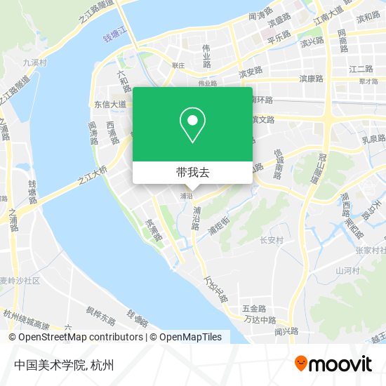 中国美术学院地图