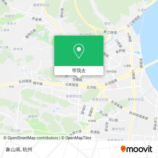 象山南地图