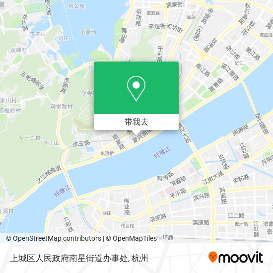 上城区人民政府南星街道办事处地图
