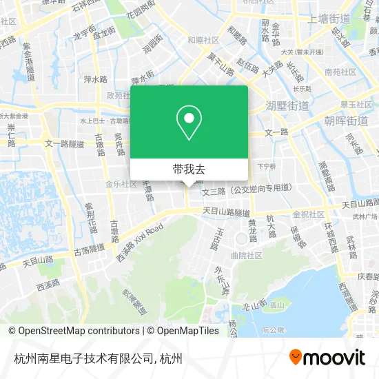 杭州南星电子技术有限公司地图
