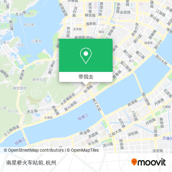 南星桥火车站前地图